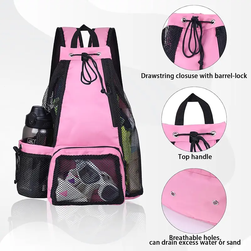 mesh swim bag